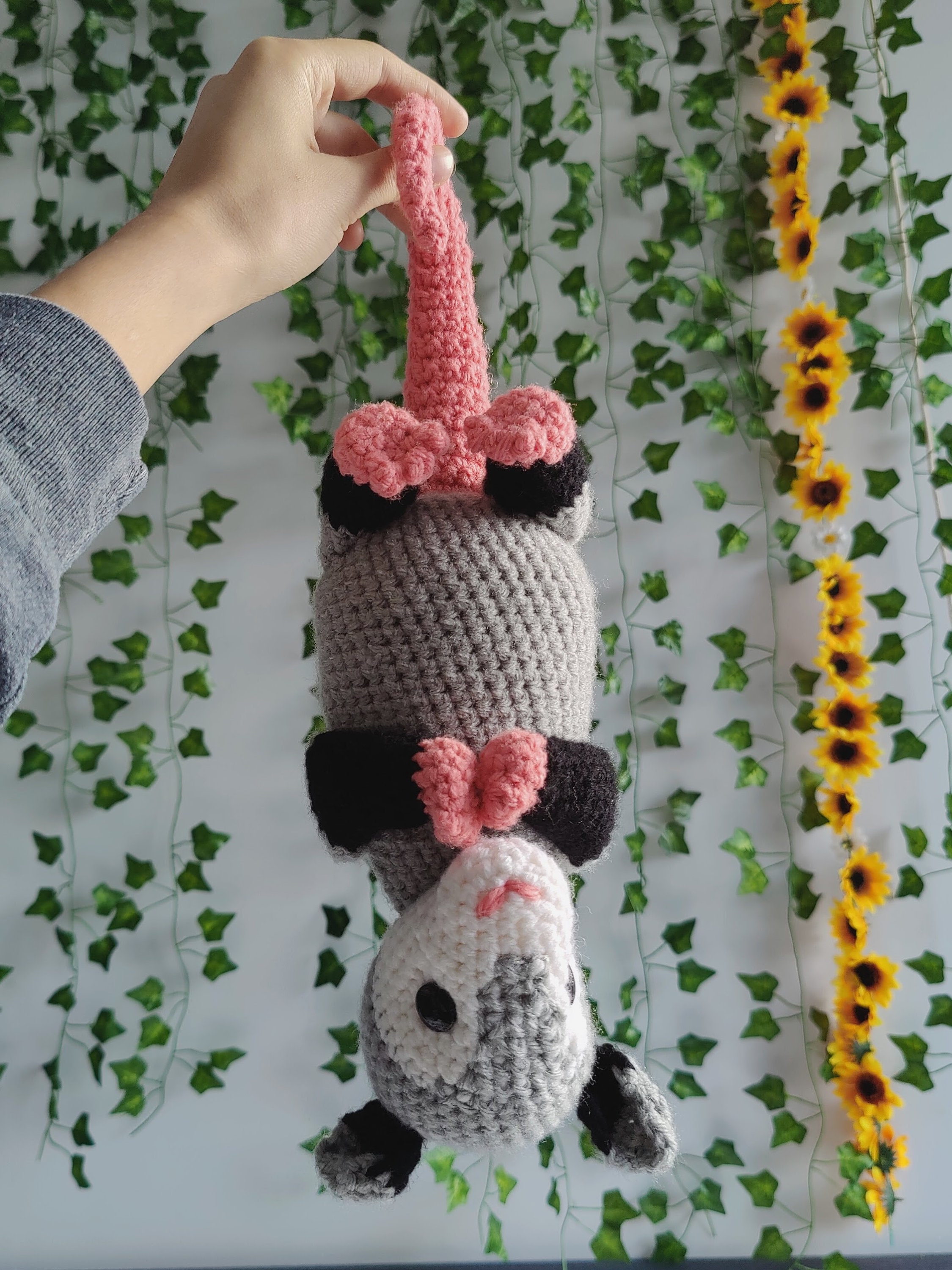 39 Opossum Crochet Patterns for Cute, Quirky Amigurumi Projects 39 Henry the Hanging Opossum Crochet Pattern Possum Weird