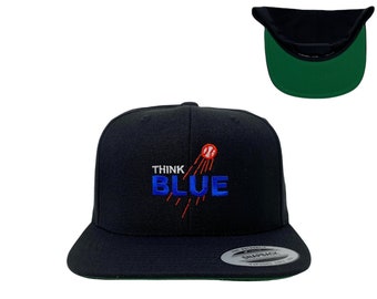 Think Blue Snapback Hat