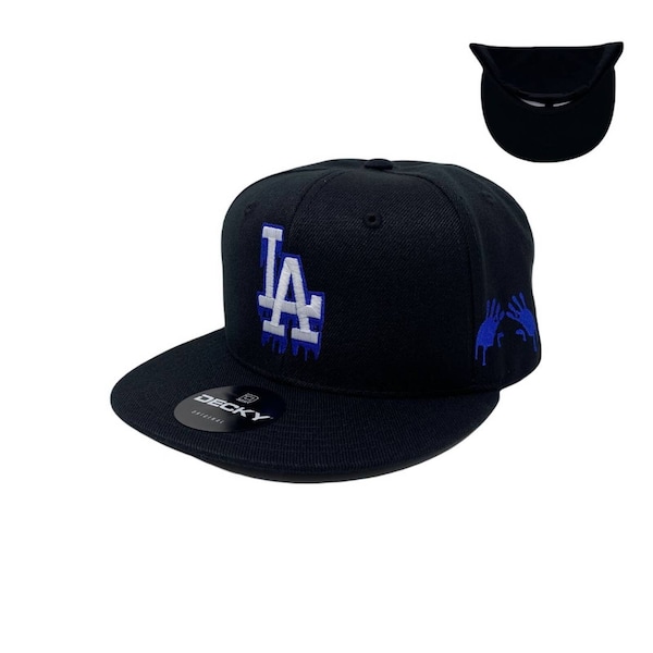 All Black La Hat Etsy