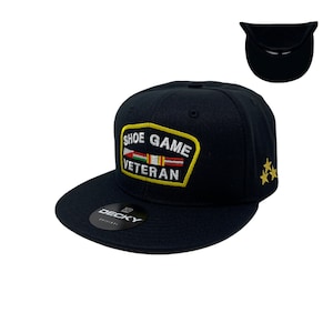 Shoe Game Veteran Snapback Hat All Black