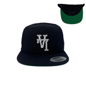 Los Angeles LA Wavy Upside Down Snapback Hat