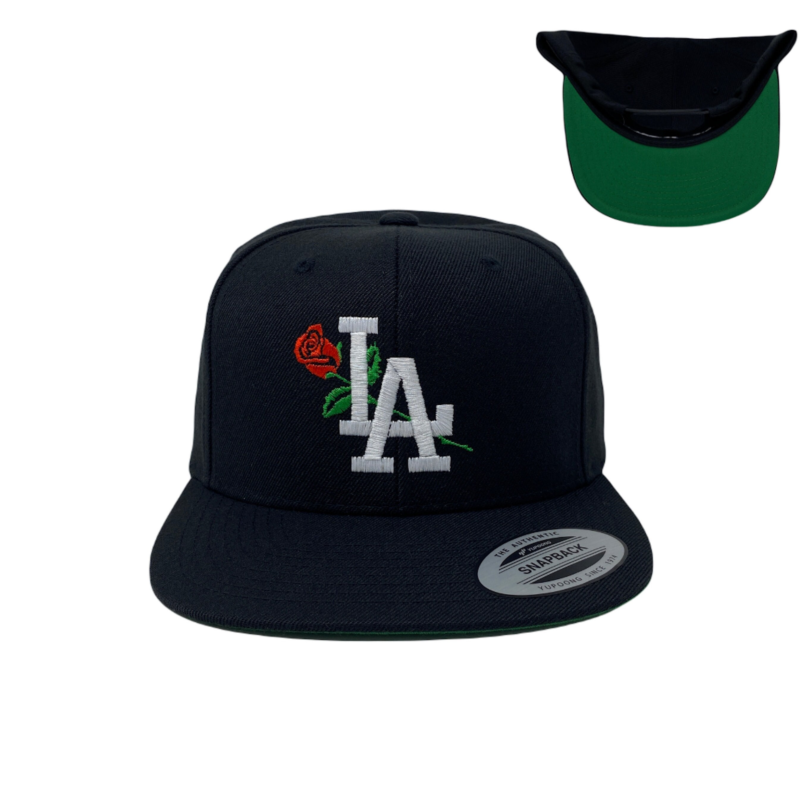 Los Angeles Rose White Snapback Hat - Etsy 日本
