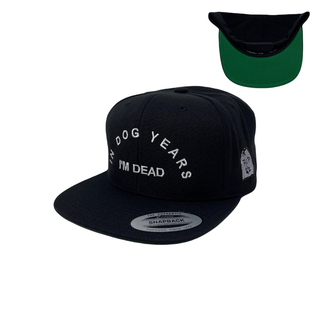 "In Dog Years I'm Dead" Funny Birthday Hat – Unisex Adjustable Baseball Cap | Parody Dad Hat Gift