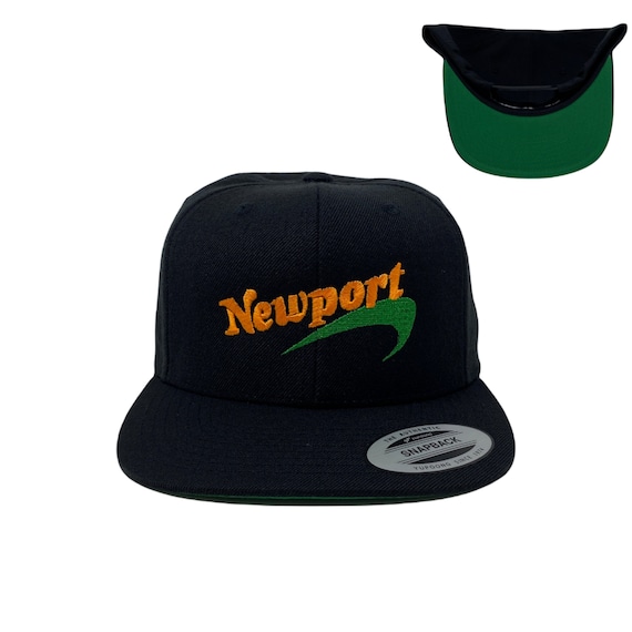 Newport (orange) Snapback Hat - Etsy
