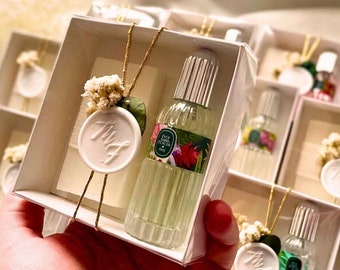 Personalized Cologne & Soap Gift Box: Wedding, Shower Favors (16ml)