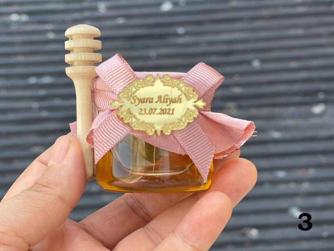 Personalised Honey Bear Honey Jar Wedding Personalised Etsy