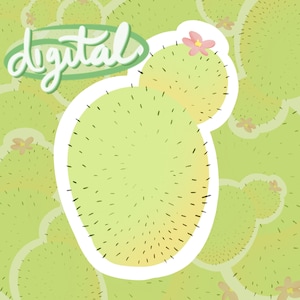 Isabella Madrigal ENCANTO Kaktus Inspiriertes Design, Süße digitale Datei Illustration (weiße Bordüre inklusive)