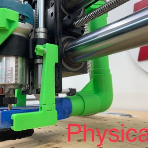 Onefinity CNC Rear Dust Collection V2 Physical