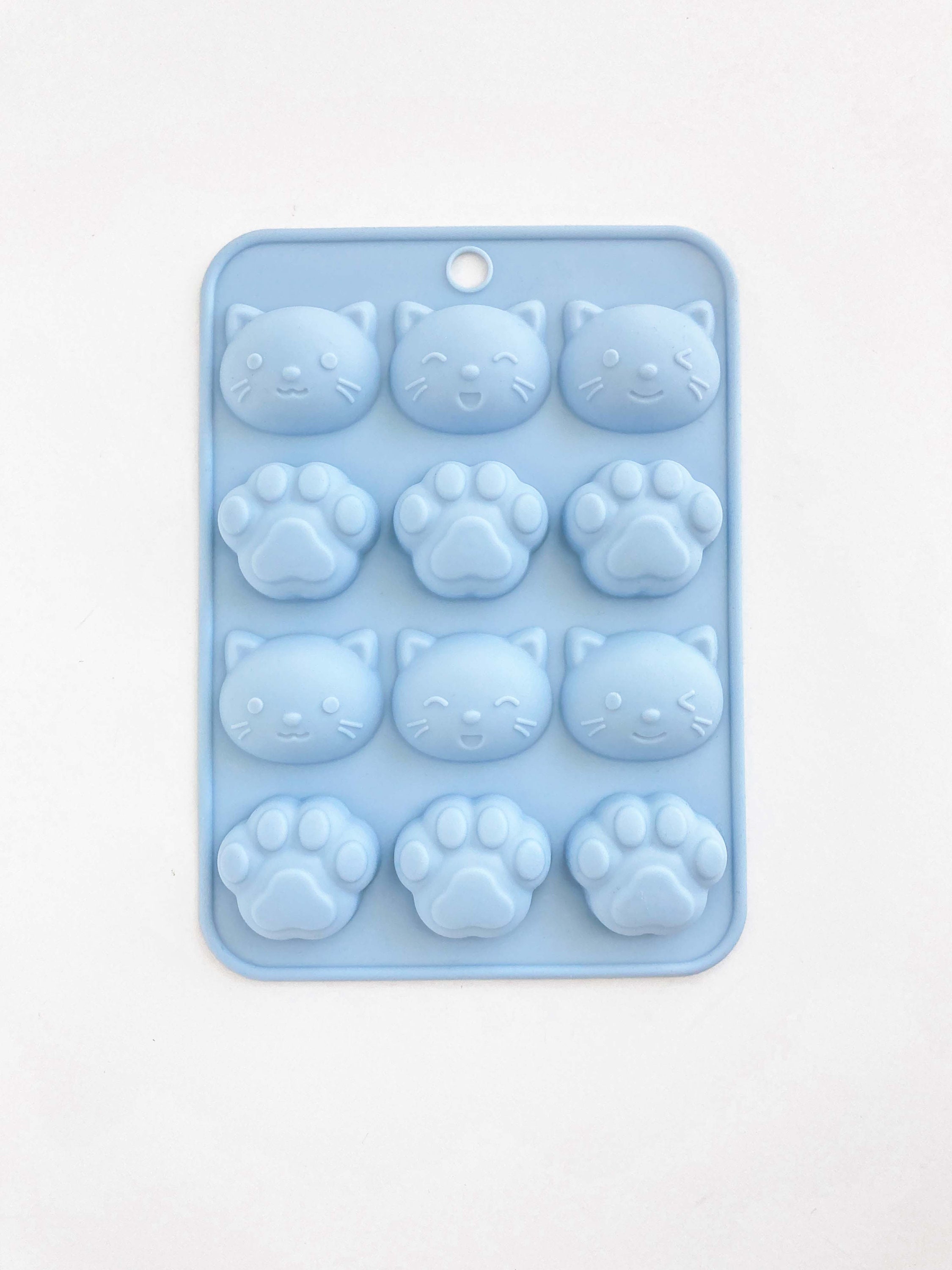 Silicone Cute Cat Paw Ice Cream Mold DIY Mold Ice Cube Tray Maker Chocolate  Dessert Accessories