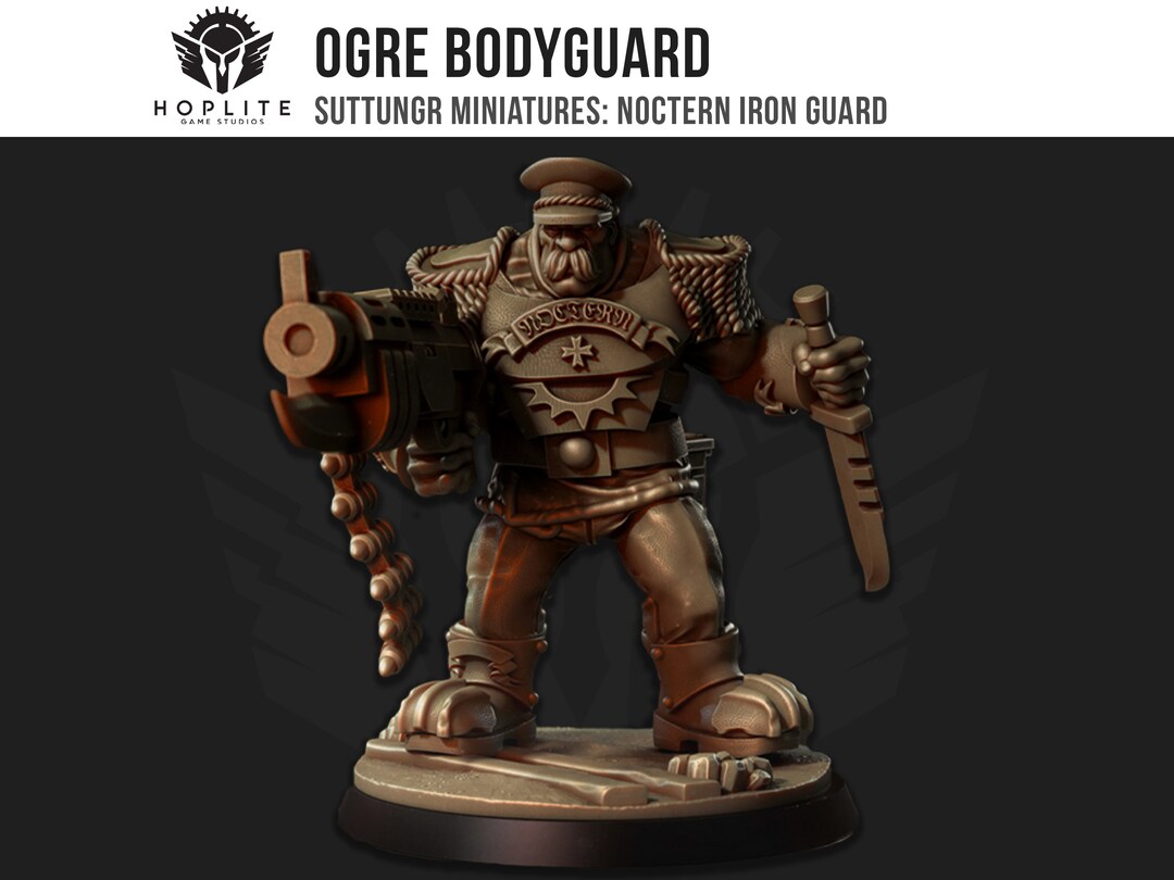 Ogre Bodyguard Noctern Iron Guard Imperial Guard Mordian Etsy