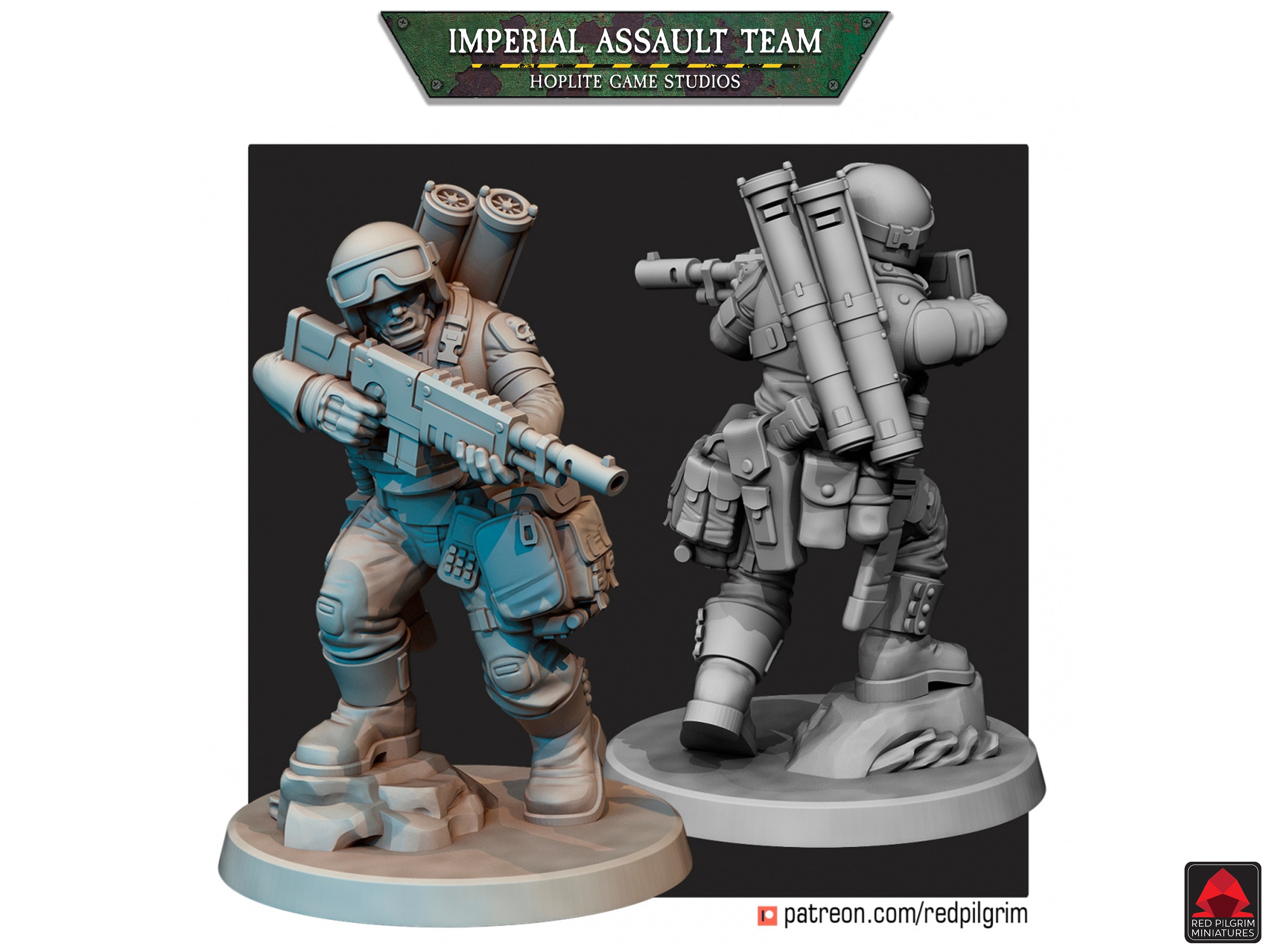 Imperial Assault Team Red Pilgrim Miniatures 28mm - Etsy