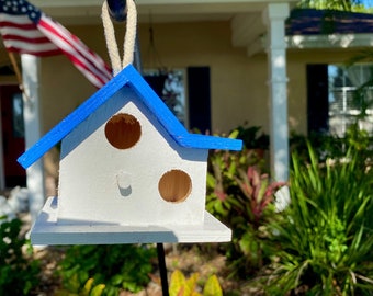 Little Blue Birdhouse