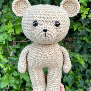 Crochet Teddy Bear - Teddy Bear Pattern - Crochet Bear - Crochet Teddy Doll - Teddy Bear Plush - Teddy Bear Amigurumi - Easy Crochet Pattern