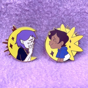 Luz Noceda & Amity Blight Lumity | The Owl House Matching Enamel Pin Set