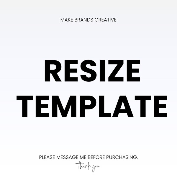 Resize Template