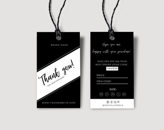  Custom Clothing Label Tags, Custom Hang Tags, Personalized  Your Logo and Text Price Tags, Jewelry Hang Tags Labels, Printable Hang Tags  with Your Design (2 x 3.5 inch) : Office Products