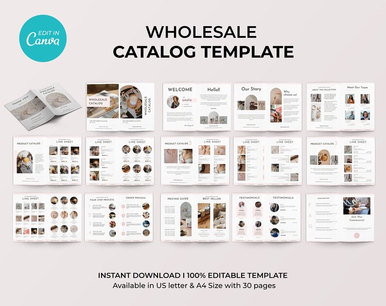 Editable Wholesale Line Sheet Template Wholesale Catalog Etsy Editable Wholesale Line Sheet Template Wholesale Catalog Etsy