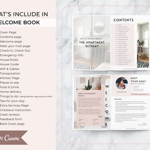 Welcome Book Template, Airbnb Welcome Guide, Editable Canva Air bnb House manual, Superhost eBook, Host signs, Signage, VRBO Vacation Rental