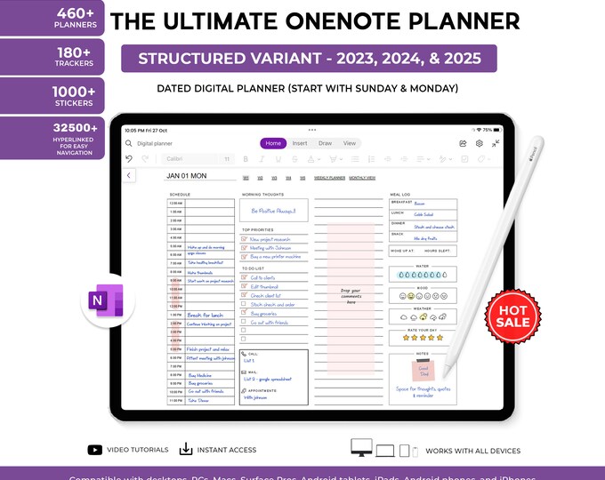 Onenote Flash Cards Template Onenote Digital Flashcards Etsy