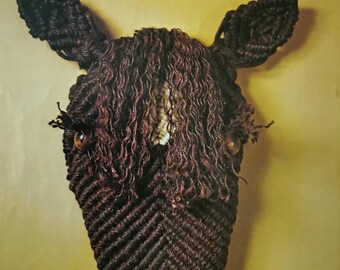 Livre De Patrons Macramé Motifs Animaux - Chevaux, Renards, Créations Artisanales, Neuf