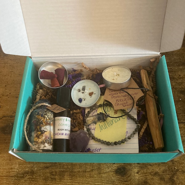 Mystic Rose Spiritual Mystery Box Protects Heals & Cleanse