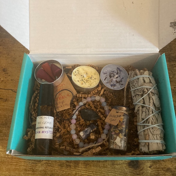 Mystic Rose Spiritual Mystery Box Protects Heals & Cleanse