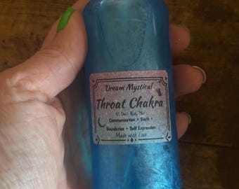 Throat Chakra Mist Communication Boundaries Truth Clearing Energy & Protection