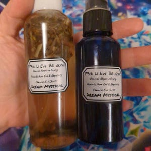 F*ck U Evil Be Gone Banishing Negativity Removal, Evil Eye Protection, Brings Positive Energy Cleansing Spray 2oz or 4oz