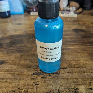 Throat Chakra Mist Communication Boundaries Truth Clearing Energy & Protection