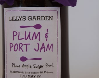 Port and Plum Jam- Generous 375ml