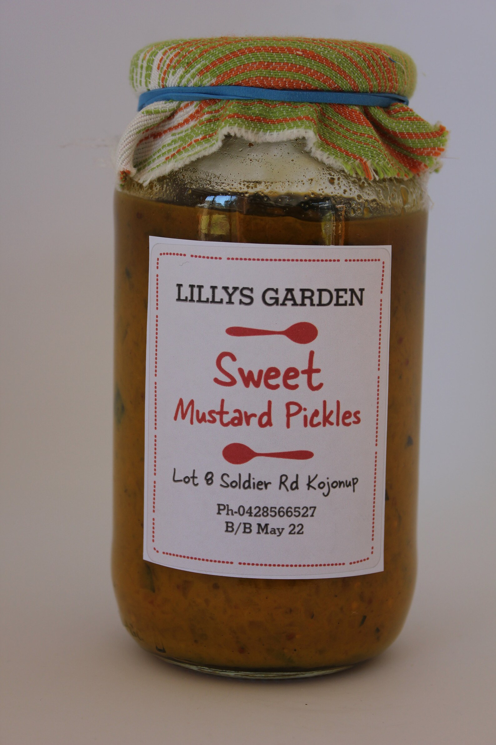 Sweet Mustard Pickles 375ml Jar Etsy