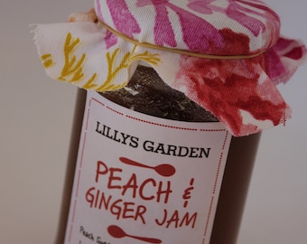 Peach and Ginger Jam - 375ml jar