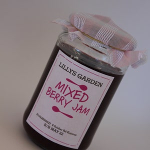 Mixed Berry Jam Generous 375ml Jar image 1