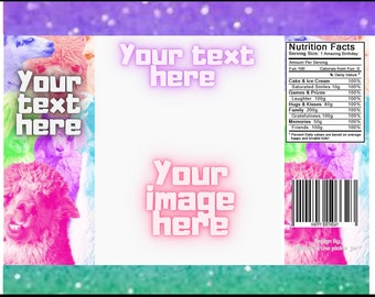 Bolsa de chip personalizable y personalizada, bolsa de chip hecha a pedido, chip de fiesta personalizado, favor de fiesta personalizado, golosinas de fiesta personalizadas, favores de fiesta