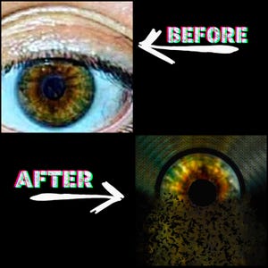 Custom Digital Eye Art | Personalized Iris Portrait | Iris Art |  Eyeball Photography | Unique Custom Eye Print | One-Of-A-Kind Gift