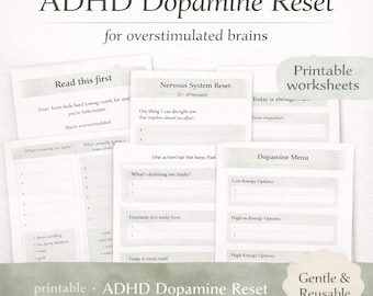 ADHD-werkbladen dopamine-reset, burn-out en overstimulatie (pdf)