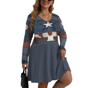 Captain marvel t shirt plus size sale