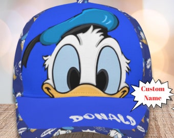 Donald Mickey Ears Hat , Disney Donald Duck Hat , Vacation Sun Hat