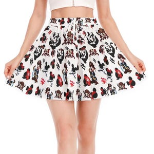 Pirate Ruffled Mini Skirt , Disney Cruise Skirt , Mickey Pirate Skirt, Pirate Costume Skirt