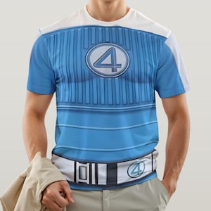 Ben Grimm ,The Thing Cosplay Costume ,The Fantastic Four T-Shirt,Superhero Comic Book ApparelDisney Halloween Costume