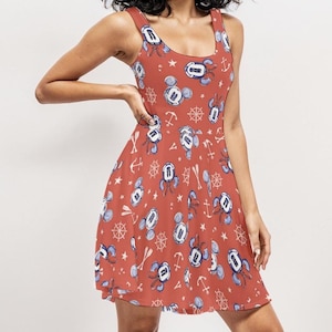 Disney Cruise Dress , Nautical Disney Cruise Dress ,Mickey & Minnie Sailor Dress
