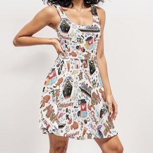 Disney Cruise Dress , Disney Vacation Outfit , Nautical Dress