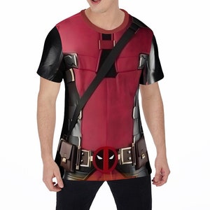 Deadpool costume  Shirt , deadpool cosplay, deadpool & wolverine movieDisney Halloween Costume