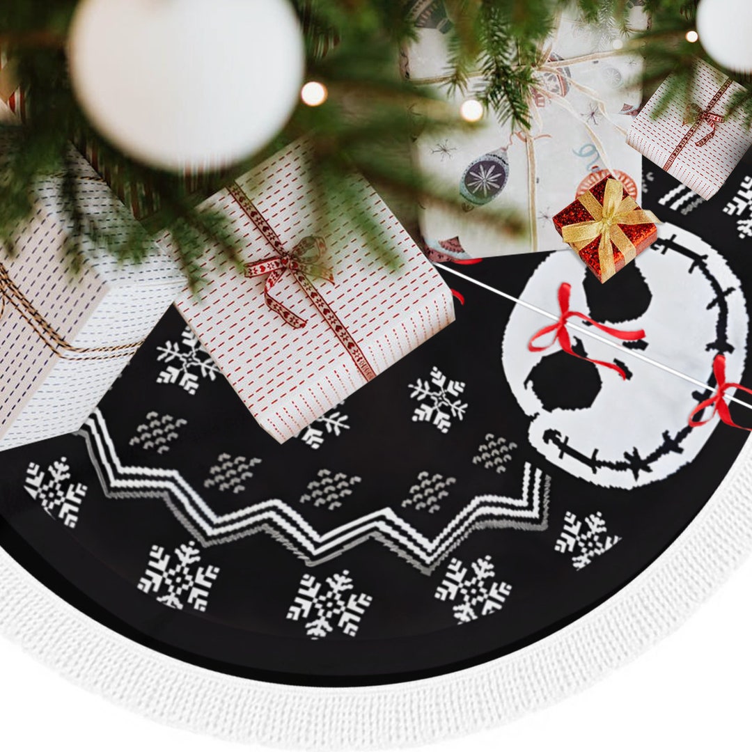 Nightmare Before Christmas Tree Skirt Jack Skellington Etsy
