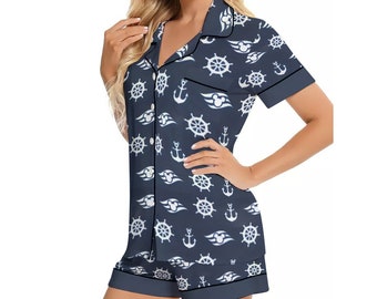 Disney Cruise Lounge and Sleep , Nautical Pajama Set