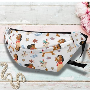 Moana & Friends Canvas Waist Bag - Theme Park Belt Bag