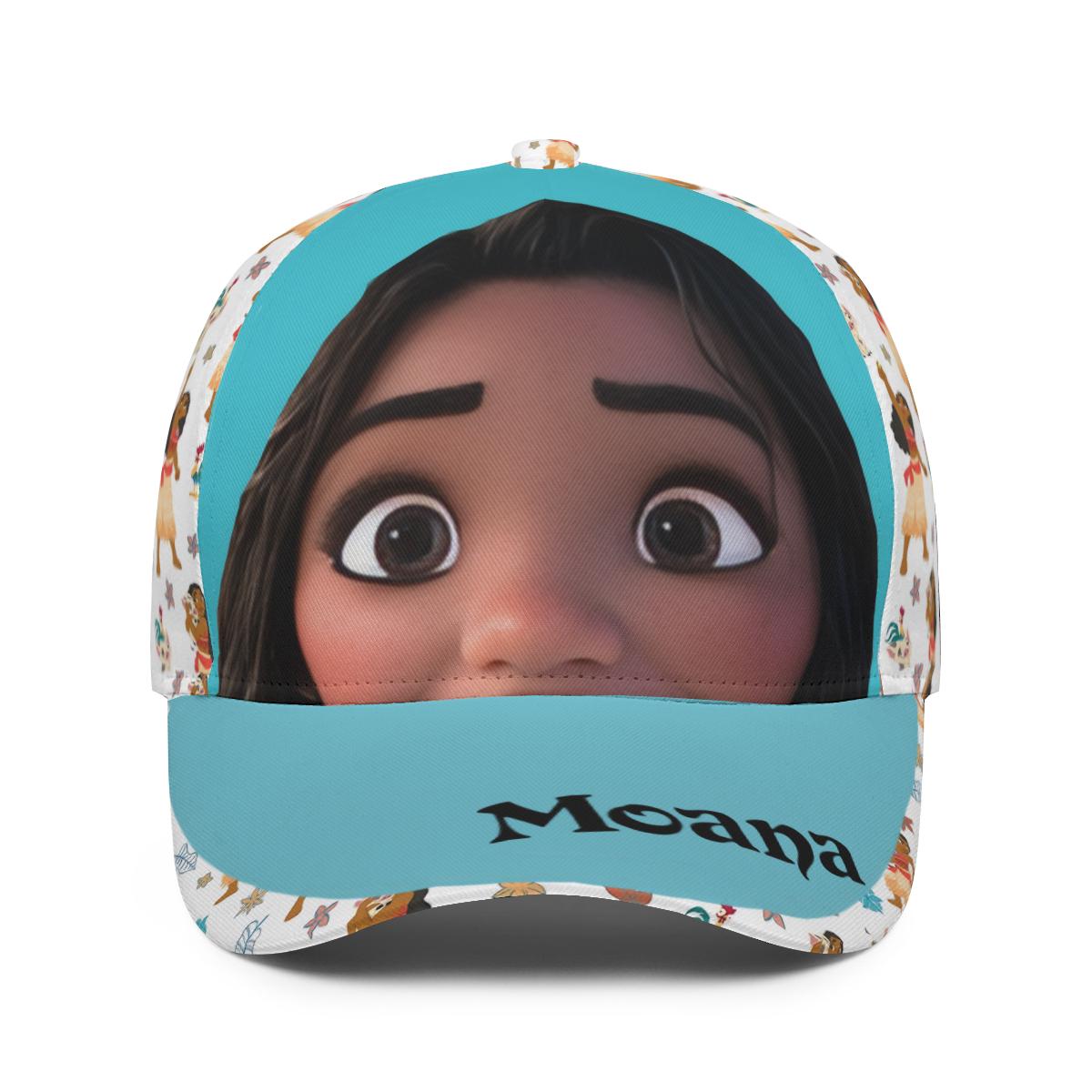 Moana Hat ,Moana Birthday Disney Hat ,Disney Vacation Gear, Moana Princess Classic Cap ,Moana Ocean Journey Baseball Hat