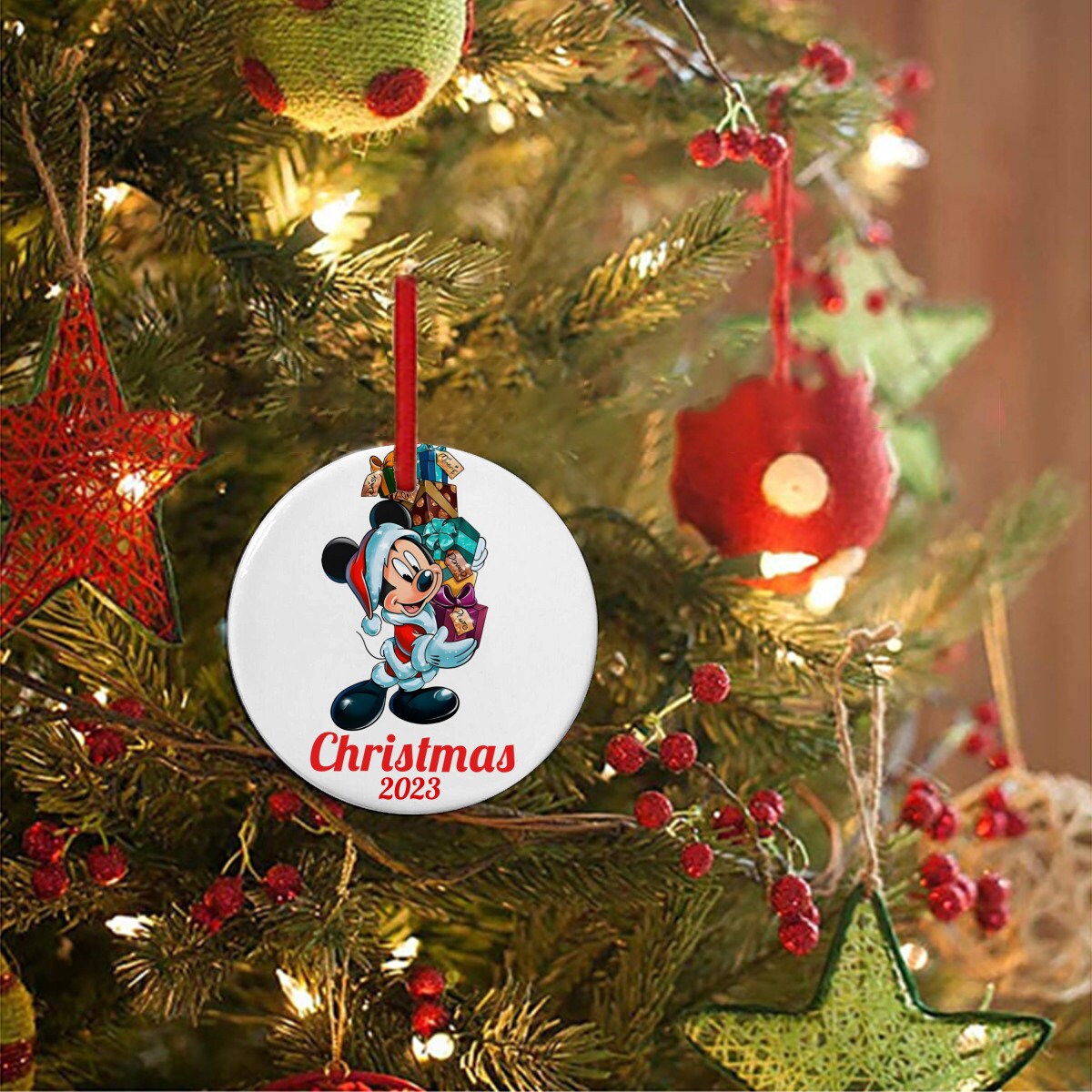 Arbre De Noël Japonais à Suspendre En Céramique à Suspendre En Forme De Prune Printanière - Décoration De Fête