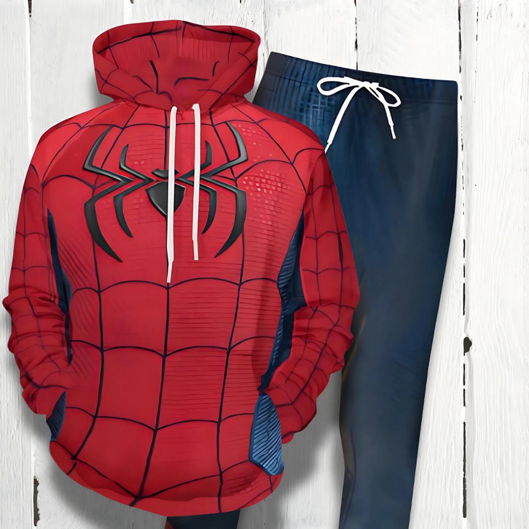 Civil War Spiderman Hoodie CIVIL REGIME X SPIDER-MAN “”WEB CHAOS