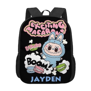 Personalized Labubu Backpack, Labubu backpack purse,Labubu personalized bag, Labubu mini backpack,Labubu custom backpack